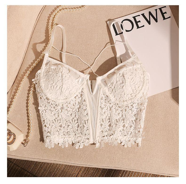 Lace Crop Cami Top Product Image