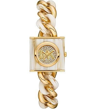 Michael Kors Mk Chain Lock Watch, 25mm x 25mm Product Image