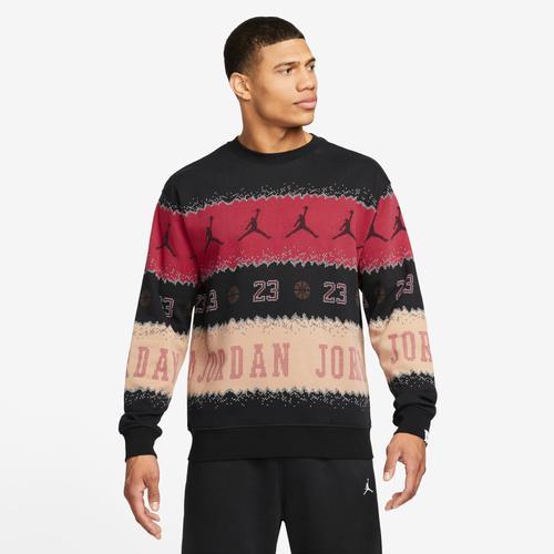 Jordan Essentials Holiday Fair Isle Crewneck Sweatshirt Product Image