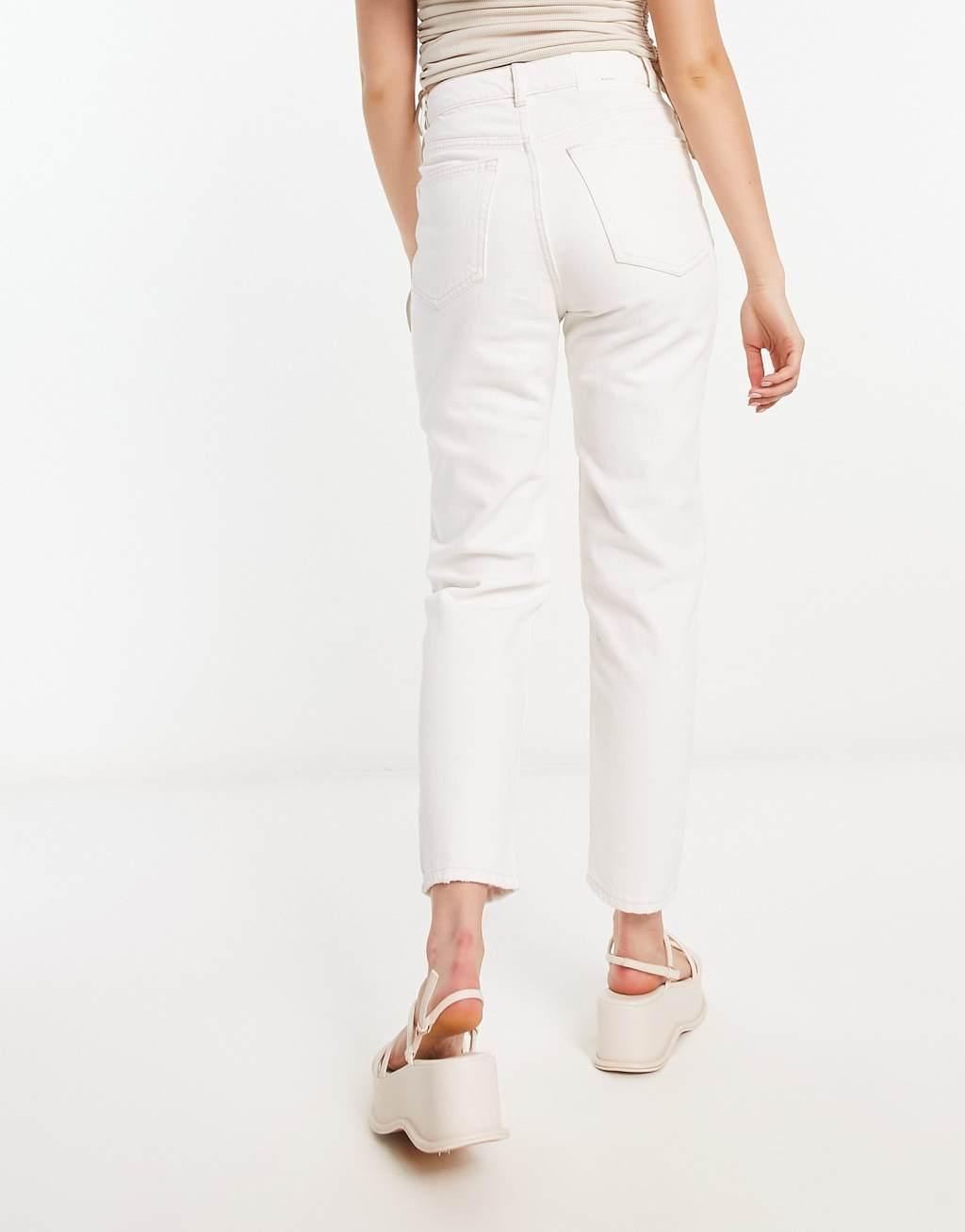 Bershka ankle length slim mom jeans Product Image