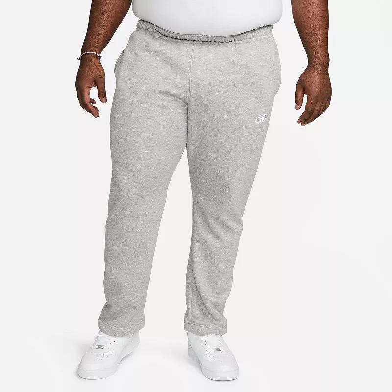 Big & Tall Nike Sportswear Club Fleece Pants, Mens Dark Gray Grey Product Image