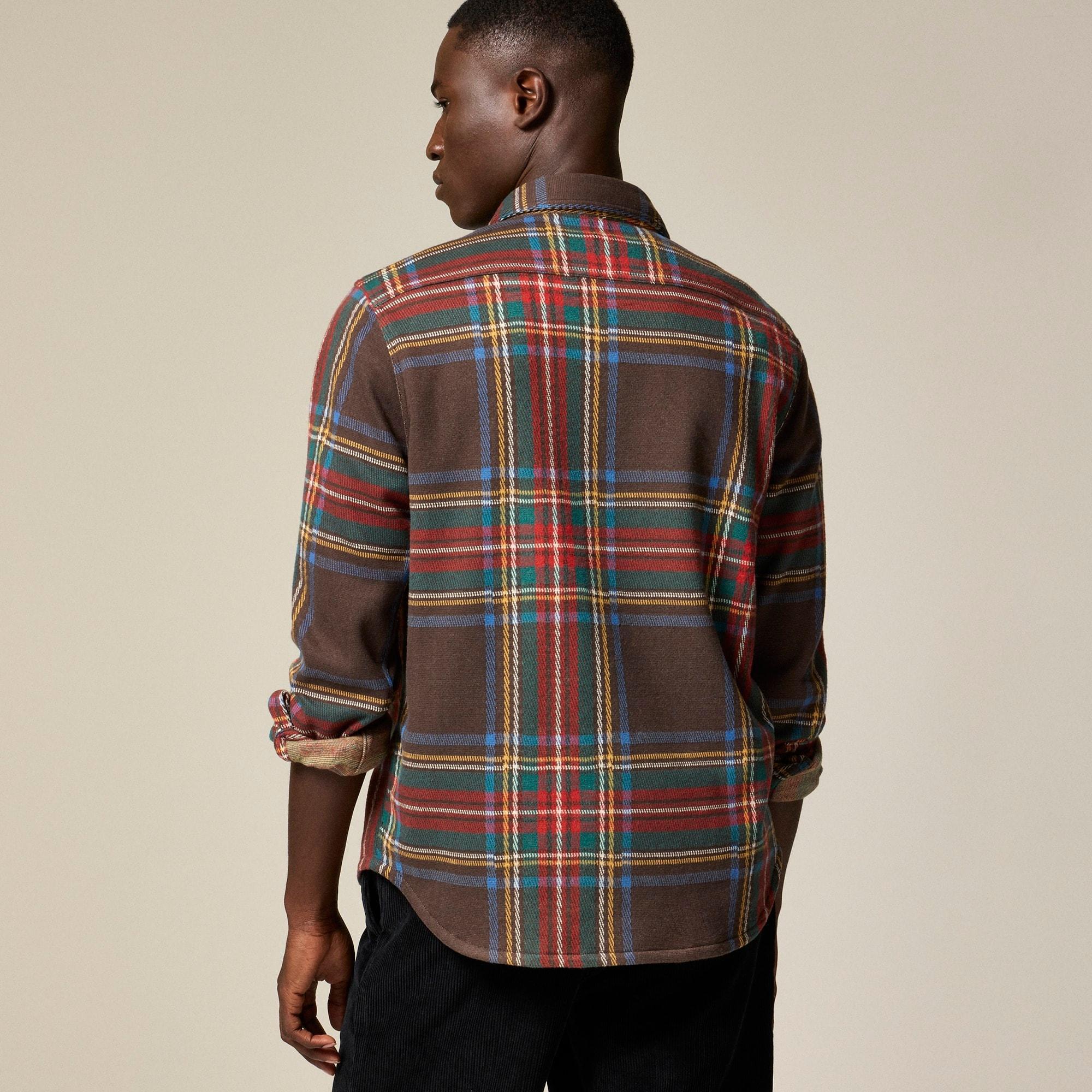 Seaboard soft-knit shirt in plaid Product Image