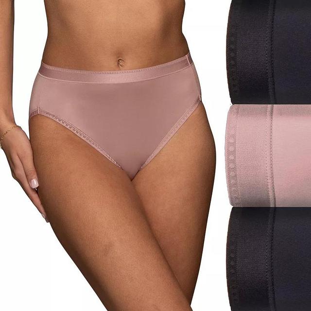 Womens Vanity Fair 3-Pack Comfort Where it Counts Hicut Panties 13464 Product Image