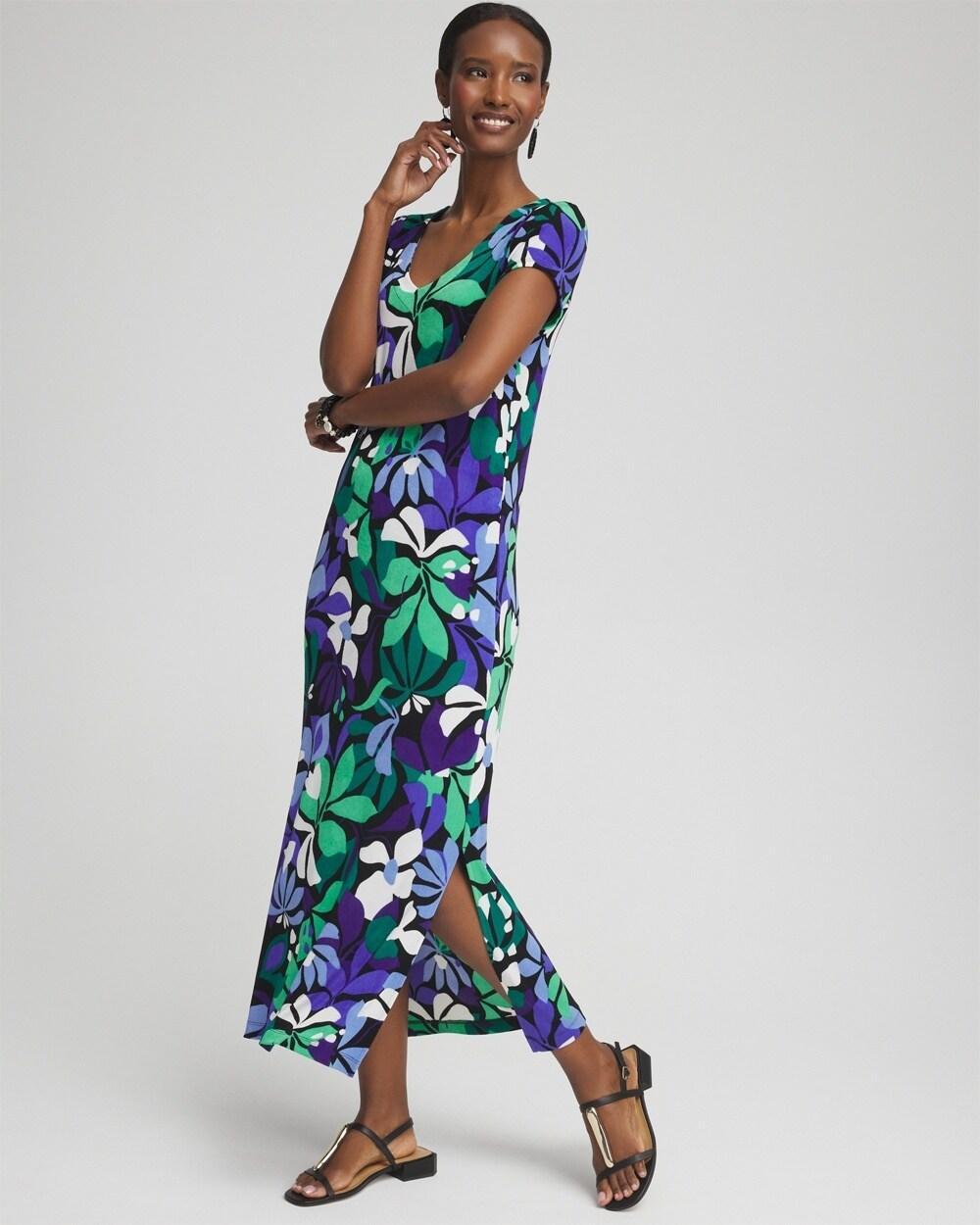 Floral Jacquard Maxi Skirt Product Image