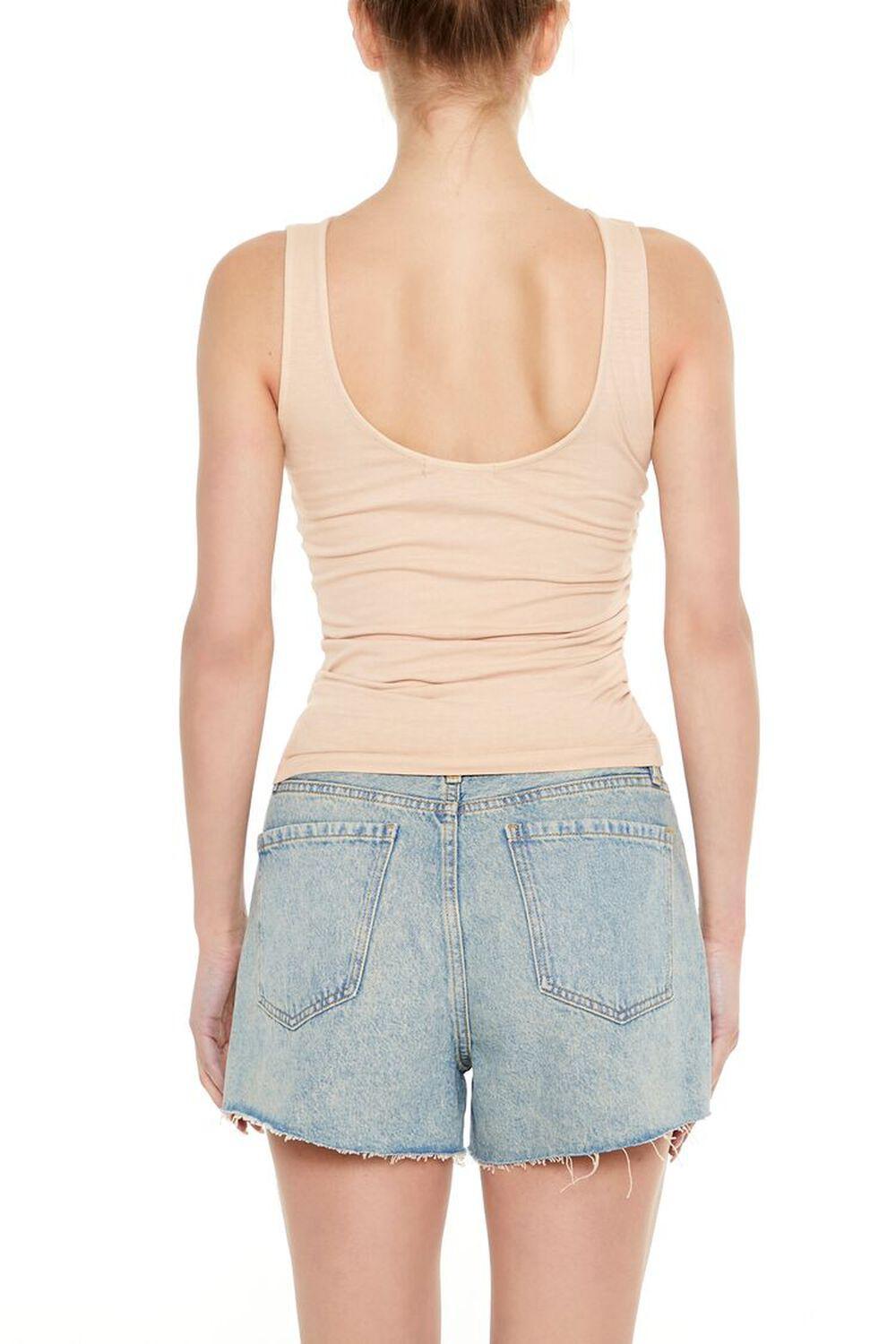 Ruched High-Neck Tank Top | Forever 21 Product Image