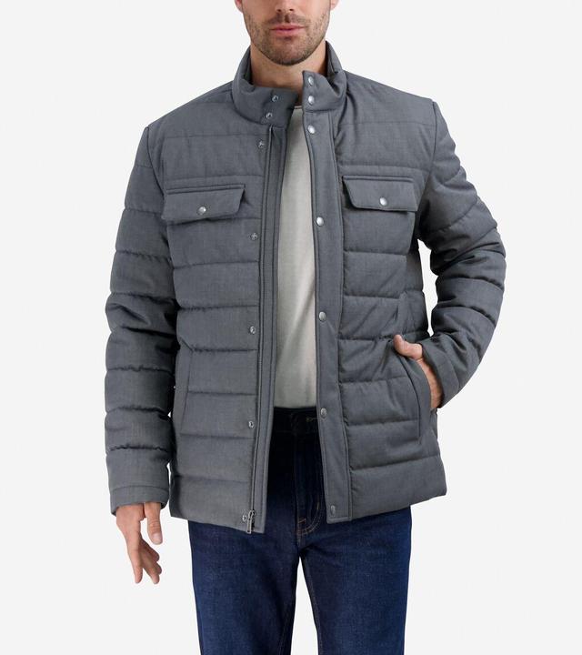 Men's Quilted Rain Jacket Product Image