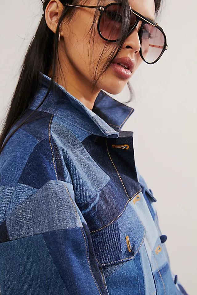 KSENIASCHNAIDER Reworked Denim Jacket Product Image