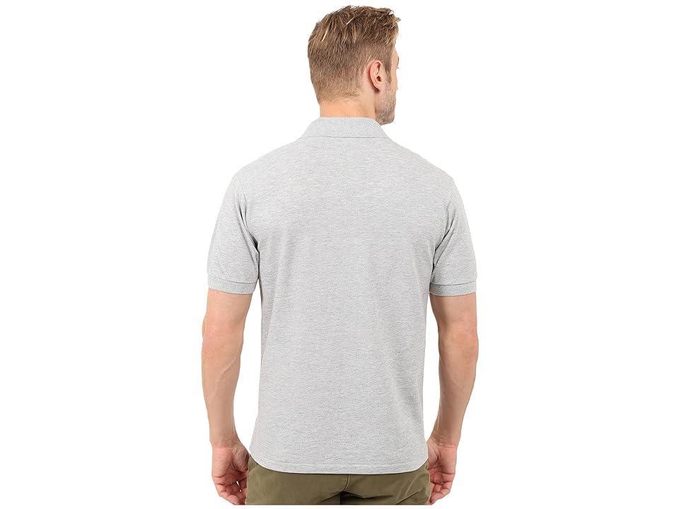 Lacoste Men's Classic Chine Pique Polo Shirt (Silver Grey Chine) Men's Clothing Product Image