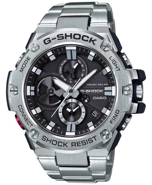 G-Shock Mens Stainless Steel Bracelet Watch 53.8mm - Silver Product Image