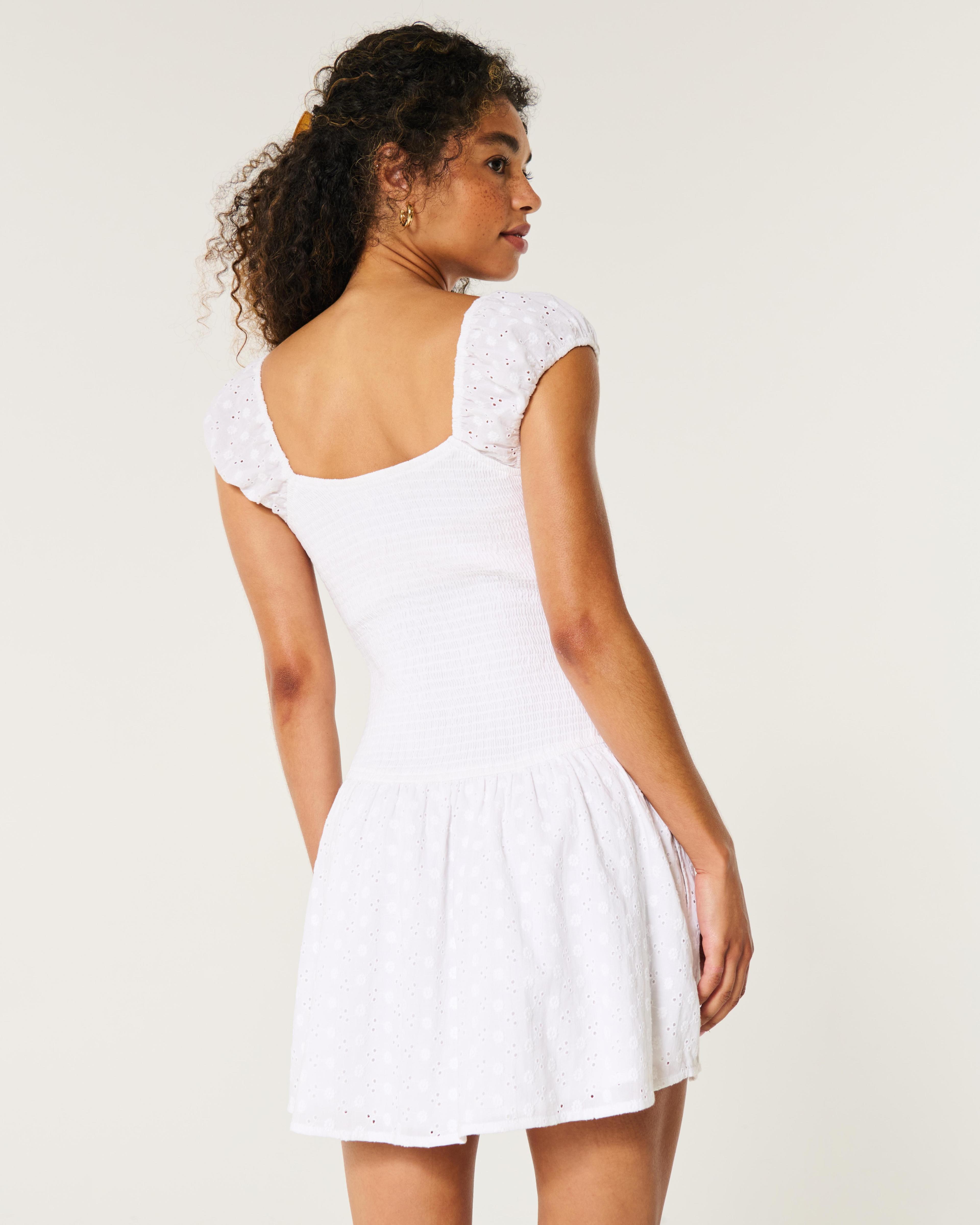 Hollister Sofia Drop-Waist Mini Dress Product Image