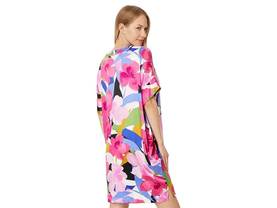 N by Natori Bonita - Satin 36 Sleepshirt Multi) Women's Pajama Product Image