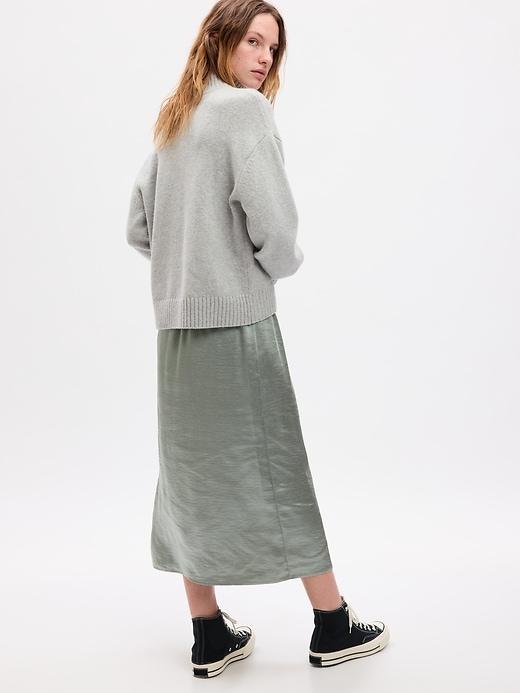 Satin Midi Skirt product image