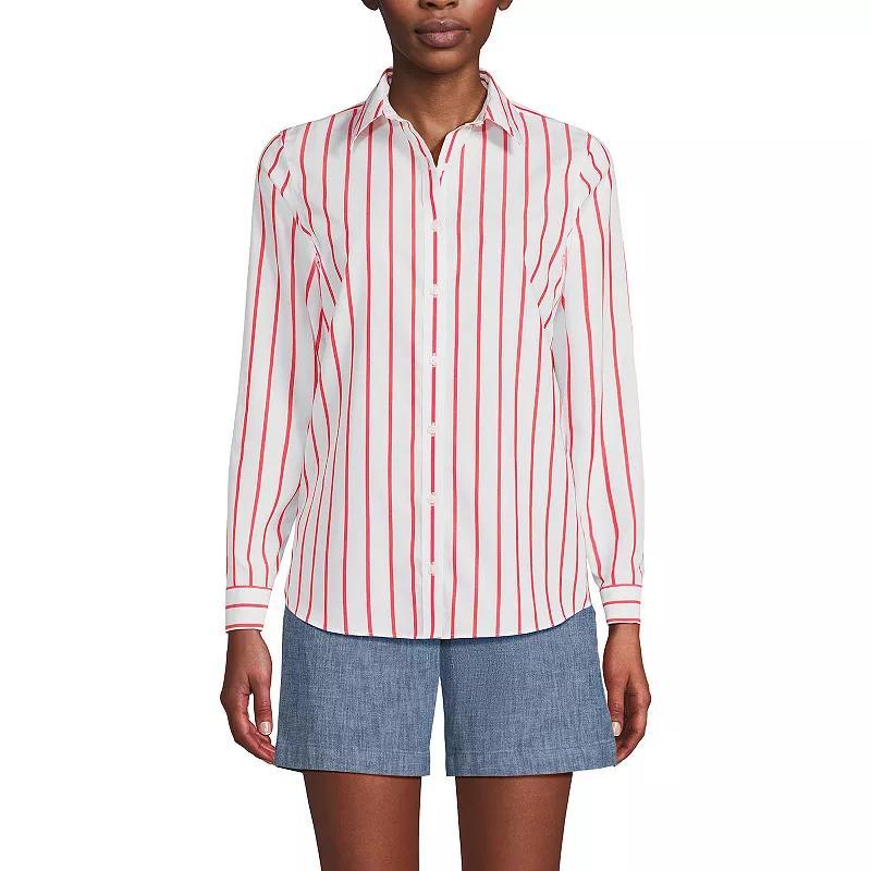 Womens Lands End No-Iron Supima Cotton Shirt Product Image