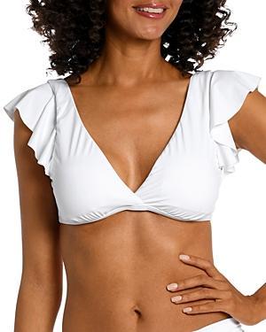 La Blanca Ruffled Bikini Top Product Image