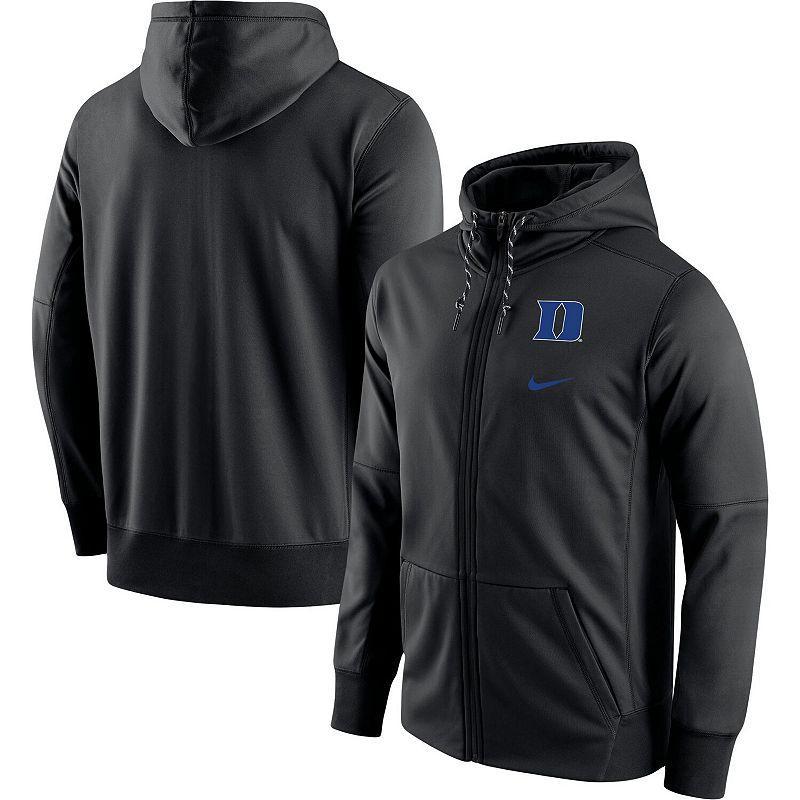 Mens Nike Duke Blue Devils Logo Stack Performance Full-Zip Hoodie Product Image