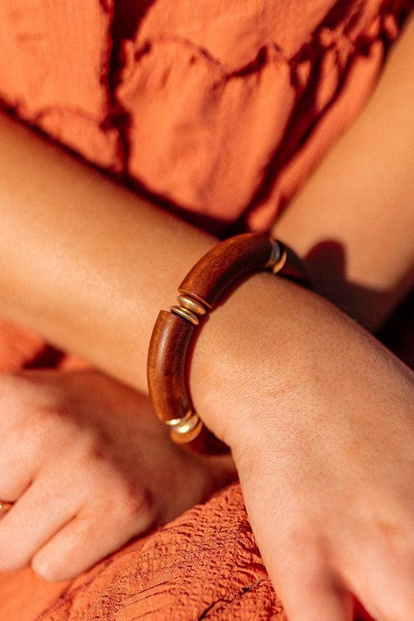 Island Beauty Bracelet In Dark Brown Product Image