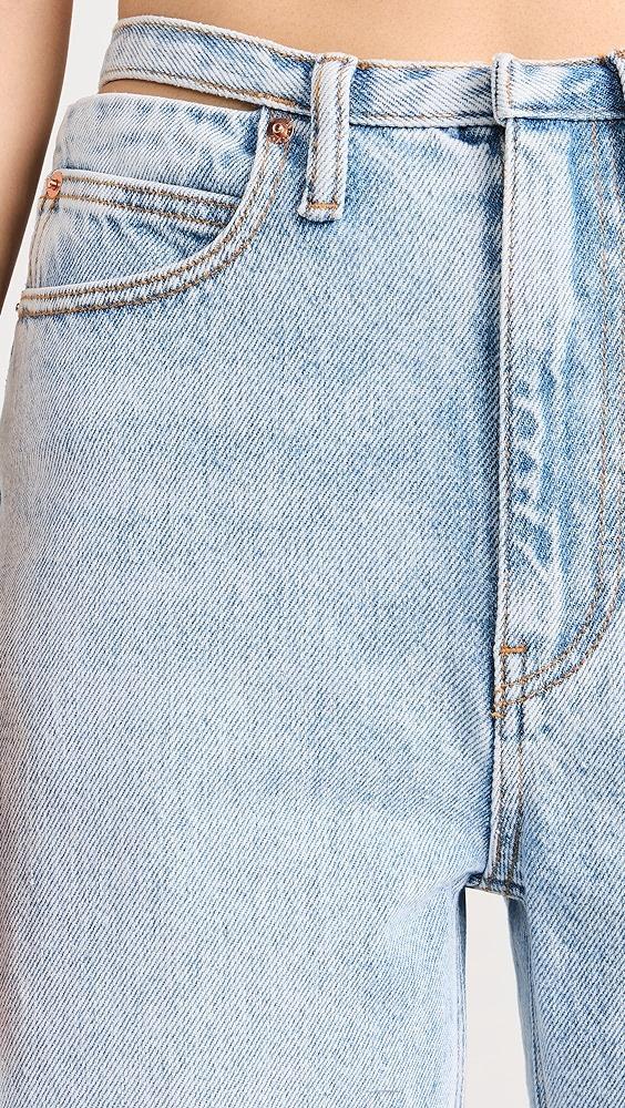 Alexander Wang Balloon Jeans with Skinny Button Back Waistband | Shopbop Product Image