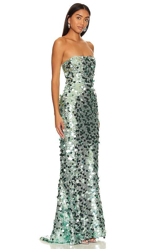 Bronx and Banco Farah Strapless Gown Size S, L, XL. Product Image