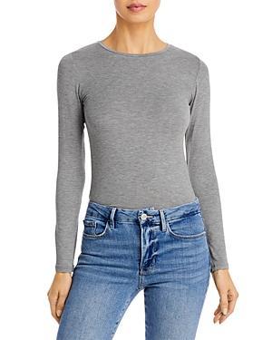 Womens Soft Touch Crewneck Long-Sleeve Top Product Image