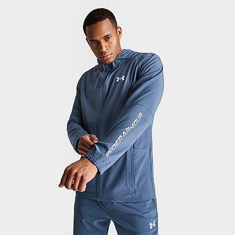 Mens Under Armour Woven Hooded Jacket Product Image