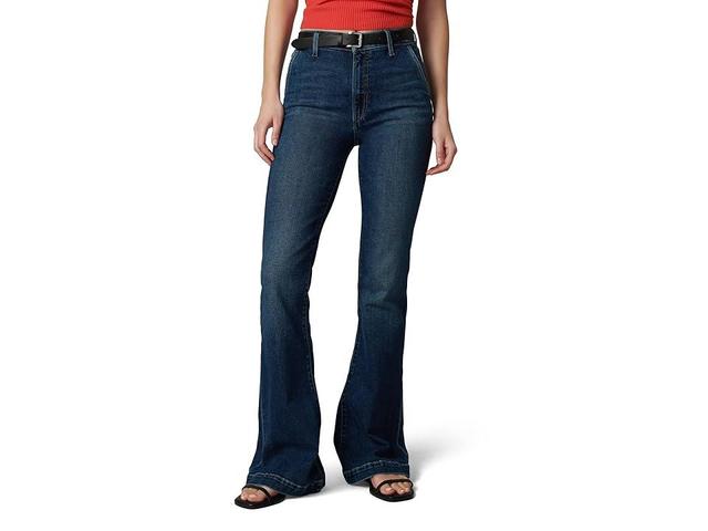 Joe's Jeans The Molly High Rise Flare Trouser (Double Down) Women's Jeans Product Image