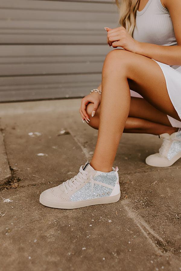 The Hazel Vintage Glitter Sneaker Product Image