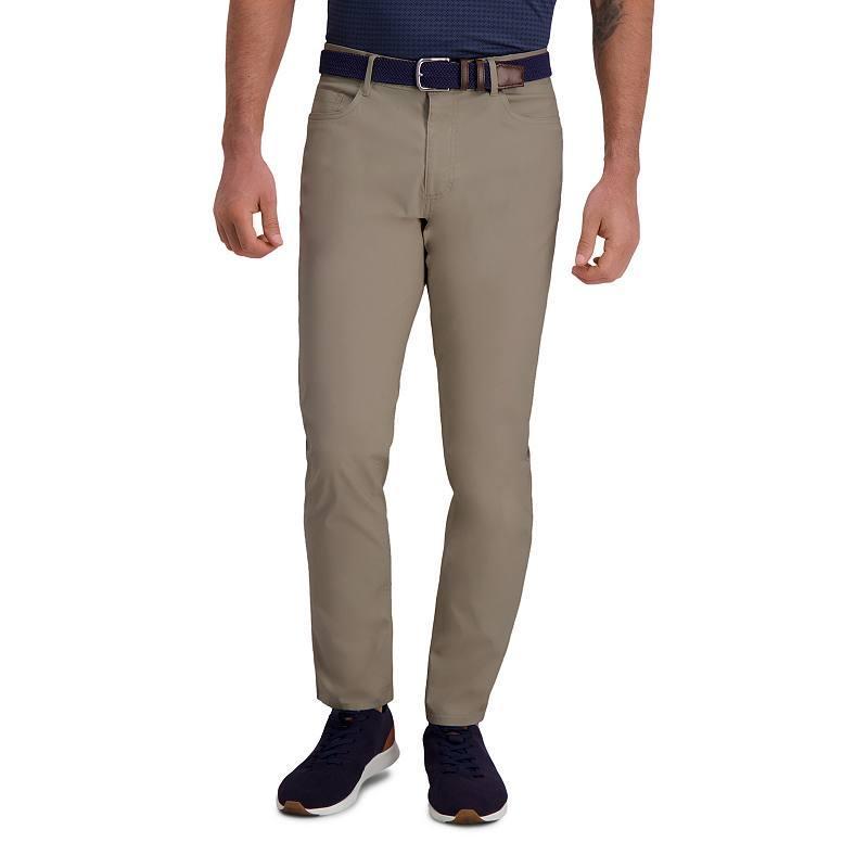 Mens Haggar Active Series Travel Slim-Fit 5-Pocket Ripstop Pants Product Image