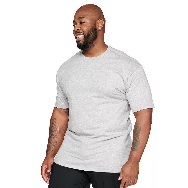 Big & Tall Hanes Beefy-T Tee, Mens Grey Gray Product Image