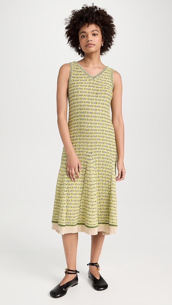 Wales Bonner Soar Godet Dress | Shopbop Product Image