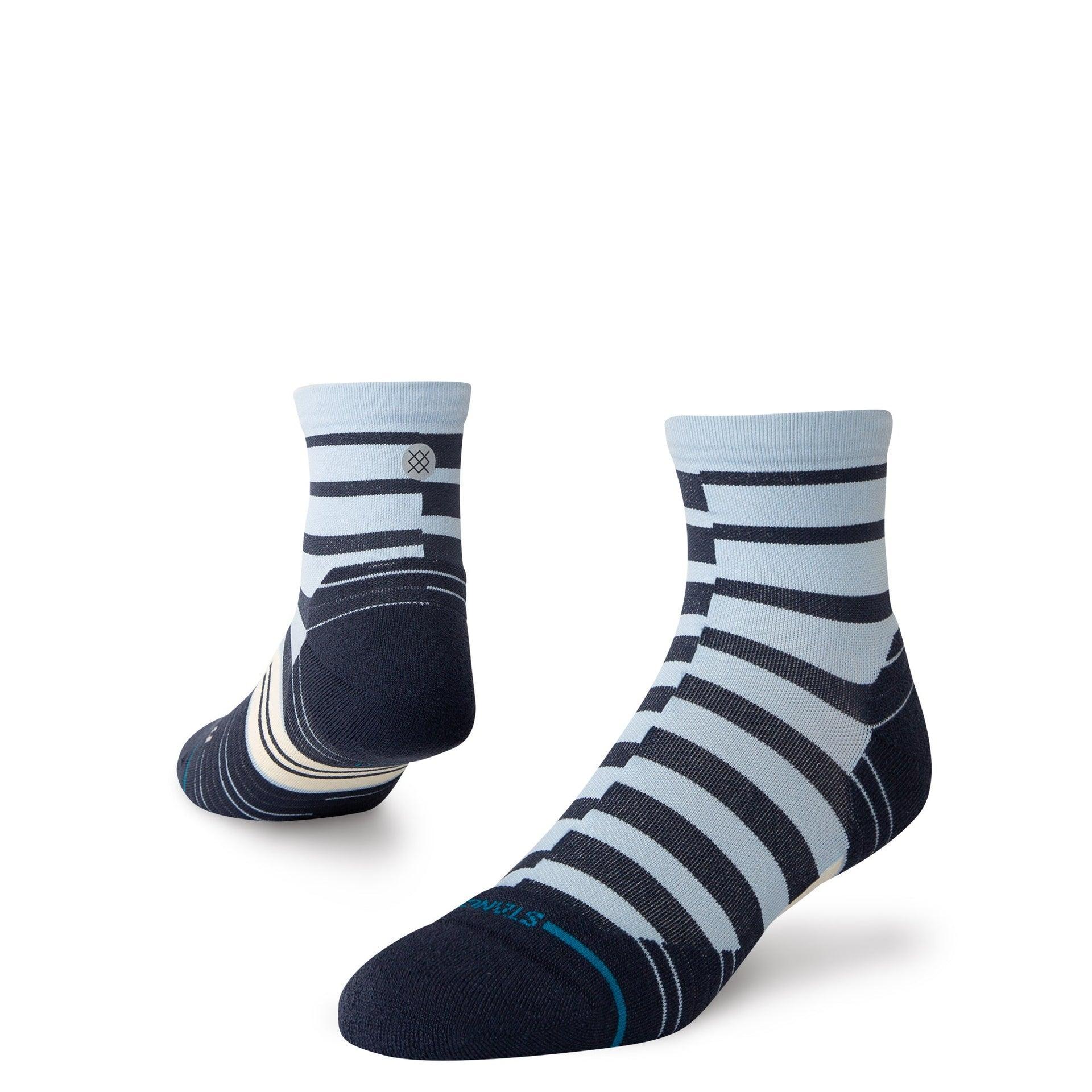 Stance Light Performance Quarter Socks - Zippin - Ice Blue Product Image