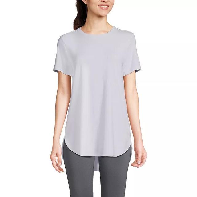 Petite Lands End Moisture-Wicking UPF 50 Tunic Tee, Womens Product Image