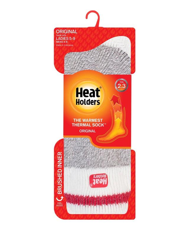 Heat Holders Womens Snowdrop Cream Block Twist Crew Socks Product Image