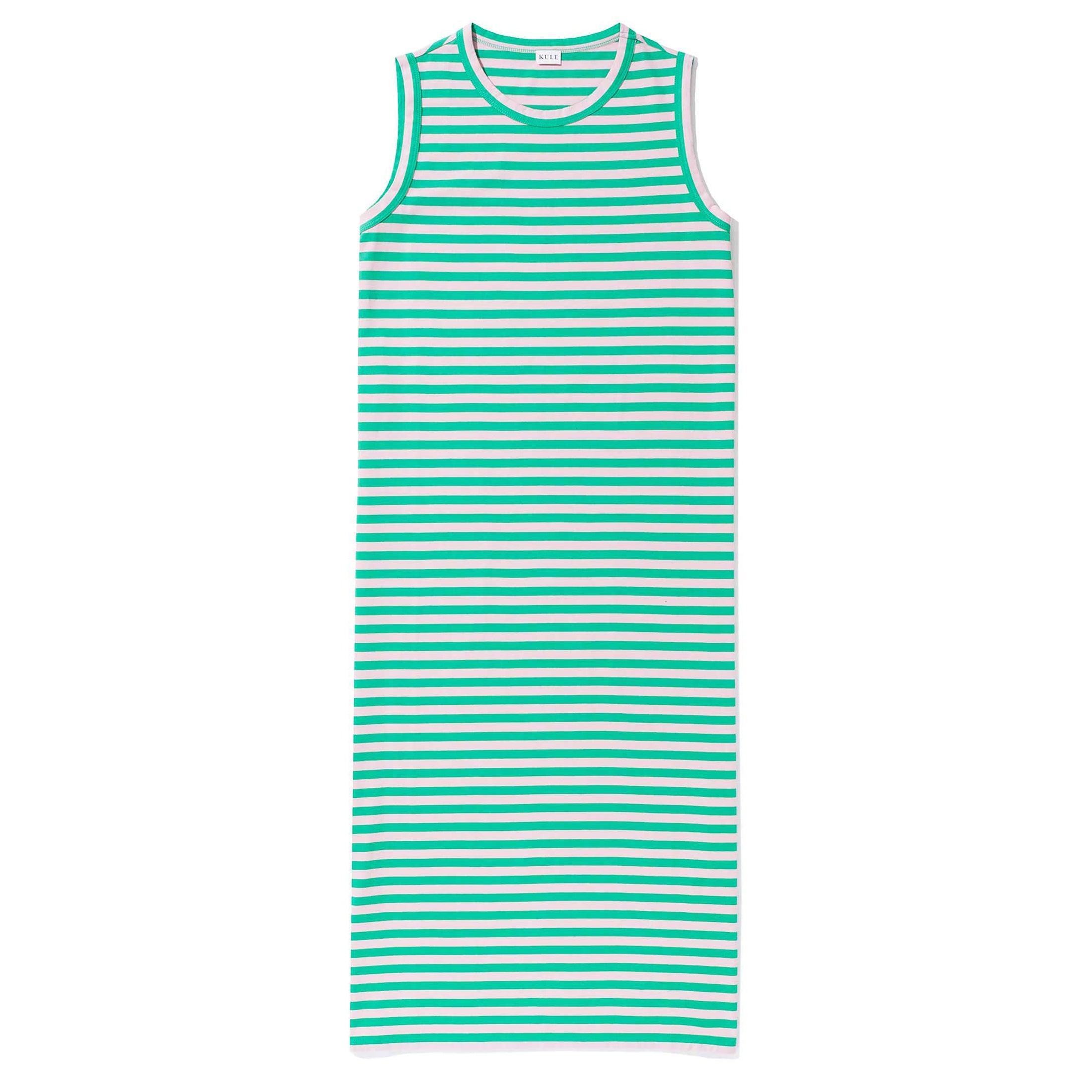 The Tank Dress - Green/Blush Female Product Image