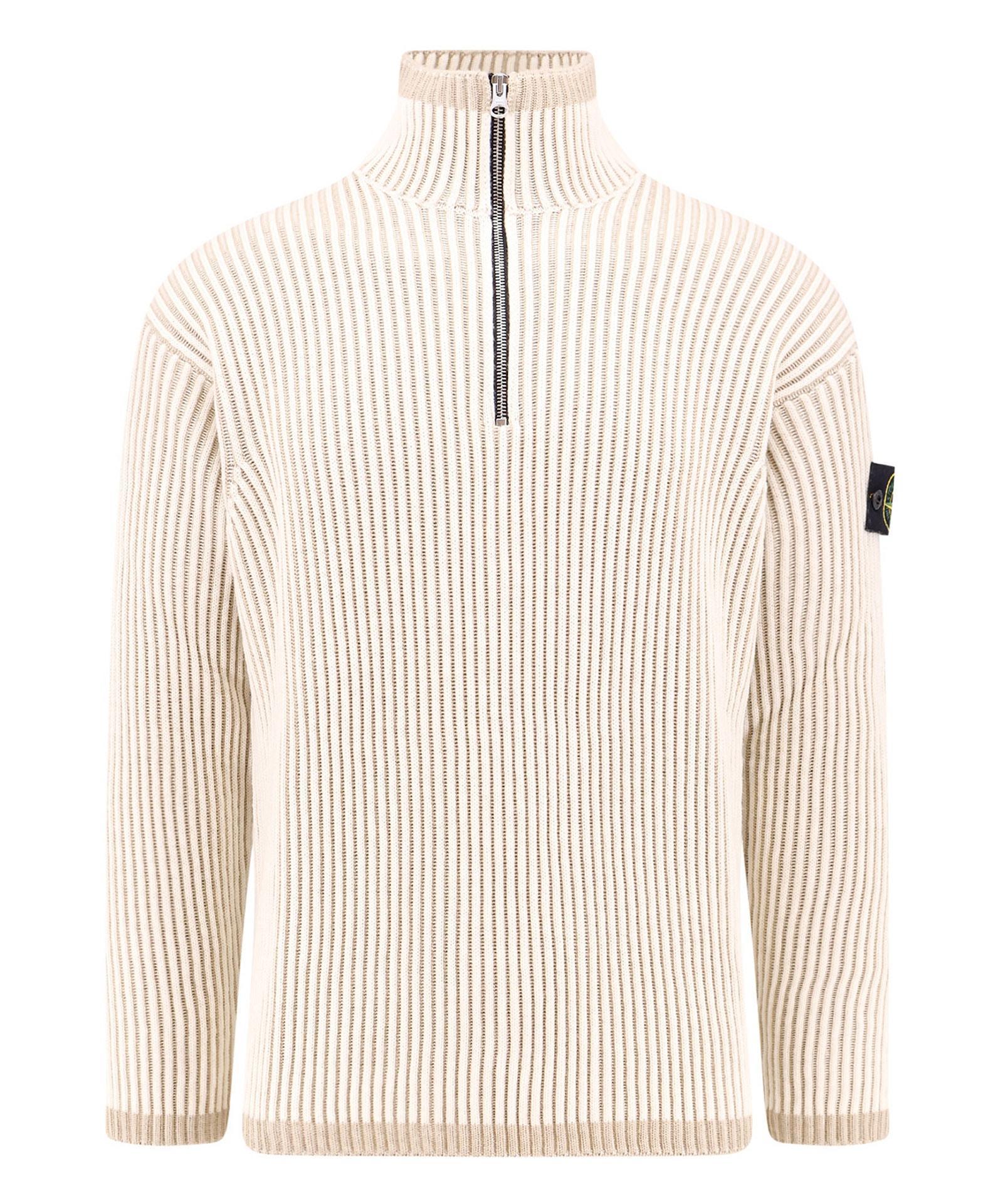 Roll-neck Sweater In Beige Product Image