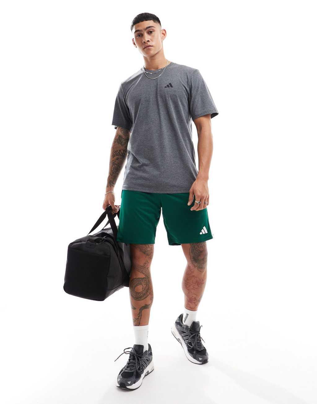 adidas Training Essentials Feelready T-shirt in gray Product Image