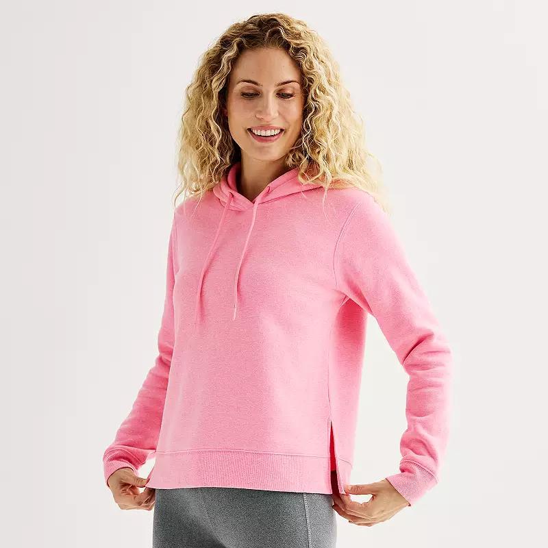 Womens Tek Gear Ultrasoft Fleece Hoodie Maiti Pink Product Image