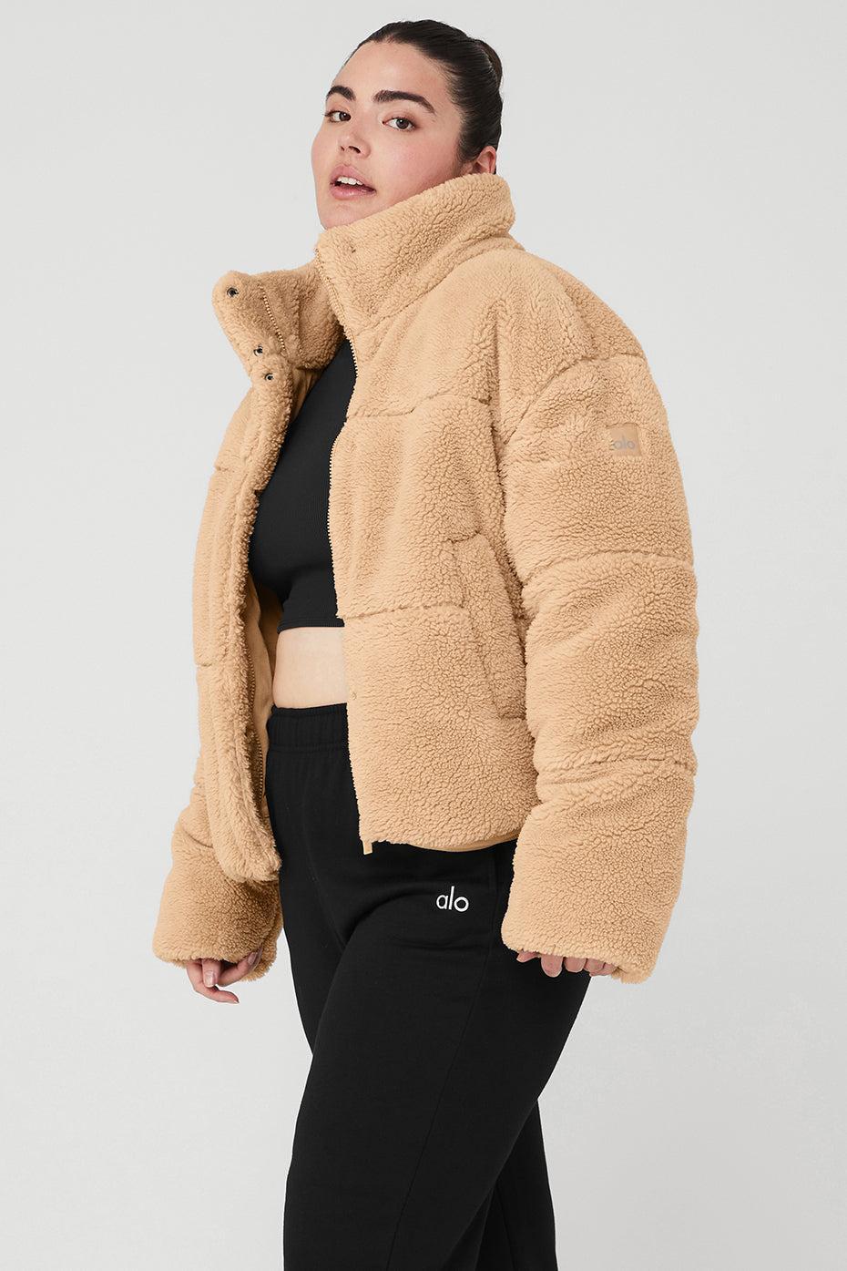 Sherpa Snow Angel Puffer - Camel Female Product Image