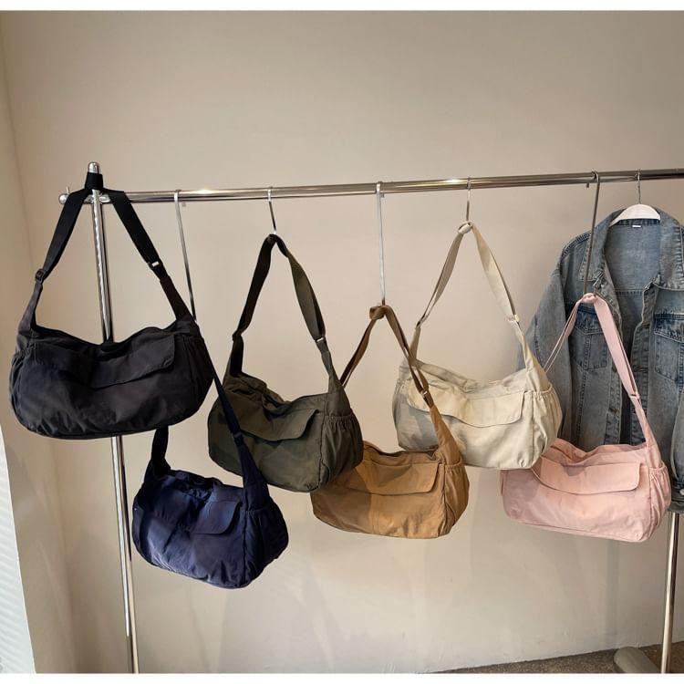 Nylon Plain Crossbody Bag Product Image