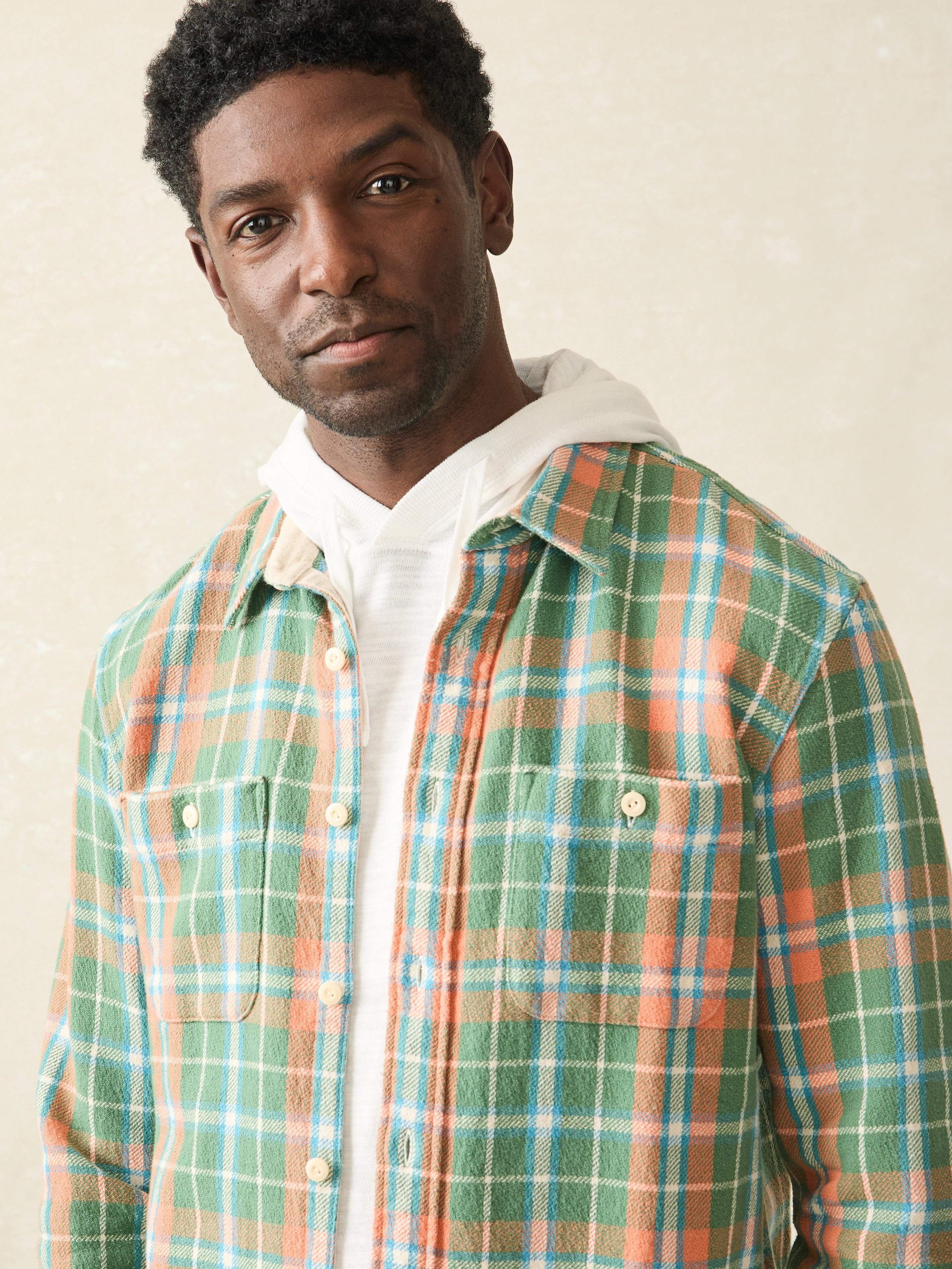 Surf Flannel - Forest Hollow Plaid Male Product Image