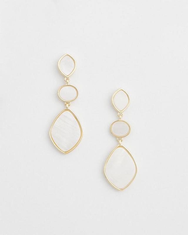 Mother of Pearl Earrings   Chico's - Gold - Women Product Image