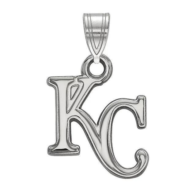 LogoArt 14k White Gold Kansas City Royals Small Pendant, Womens 14k Whgold Product Image