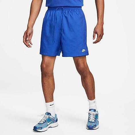 Nike Mens Nike Club Flow Shorts - Mens Game Royal/White Product Image