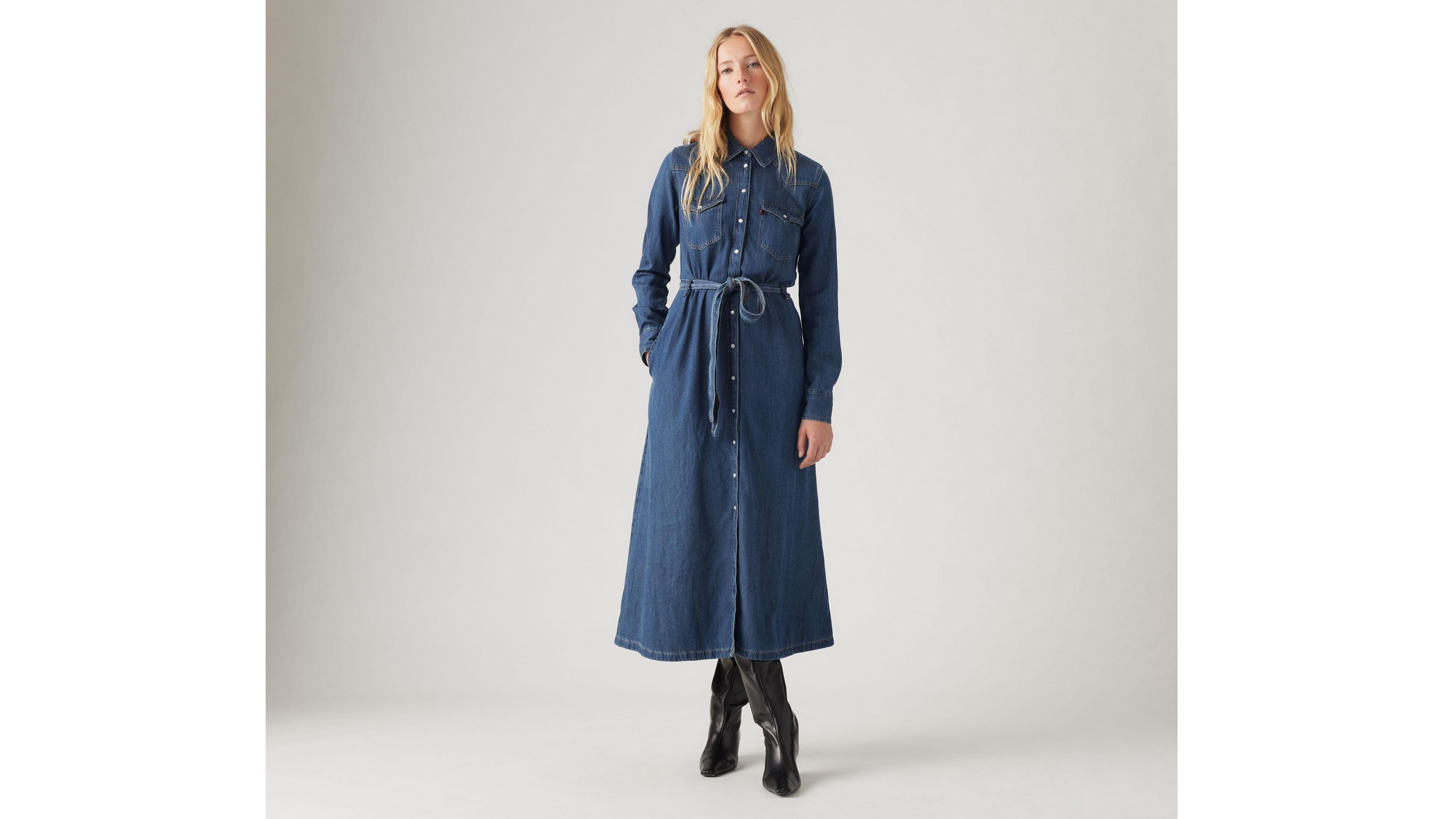 Quinney Denim Dress Product Image