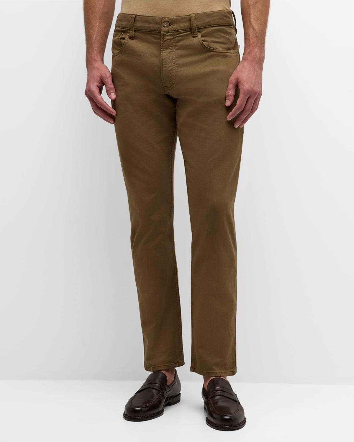 Mens Slim-Fit Stretch Dobby Pants Product Image