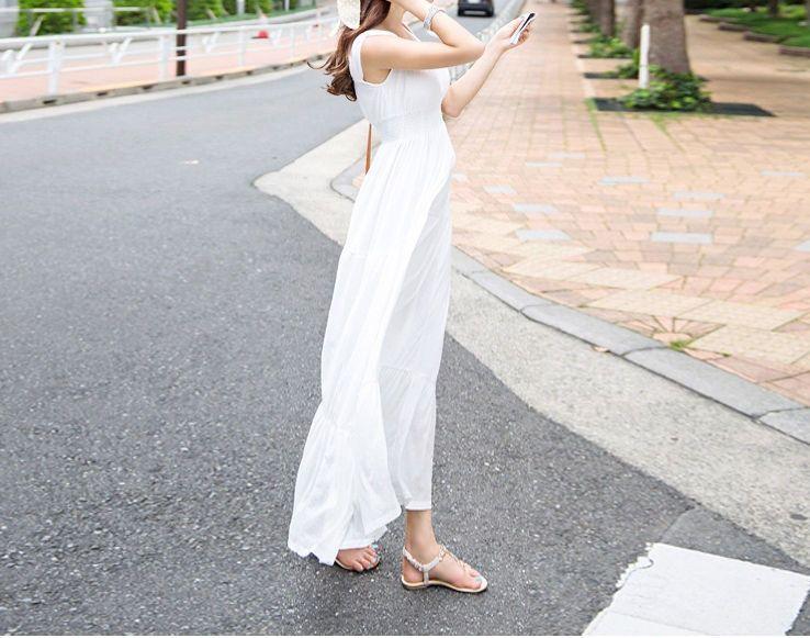 Sleeveless Maxi A-Line Sundress Product Image