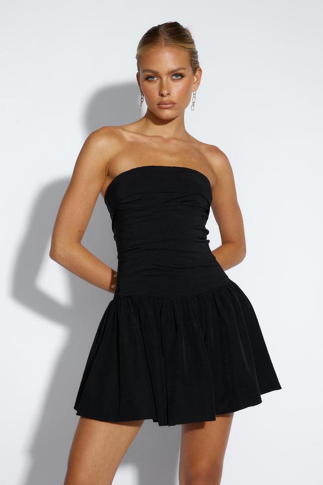 Looking Luxe Mini Dress Black Product Image