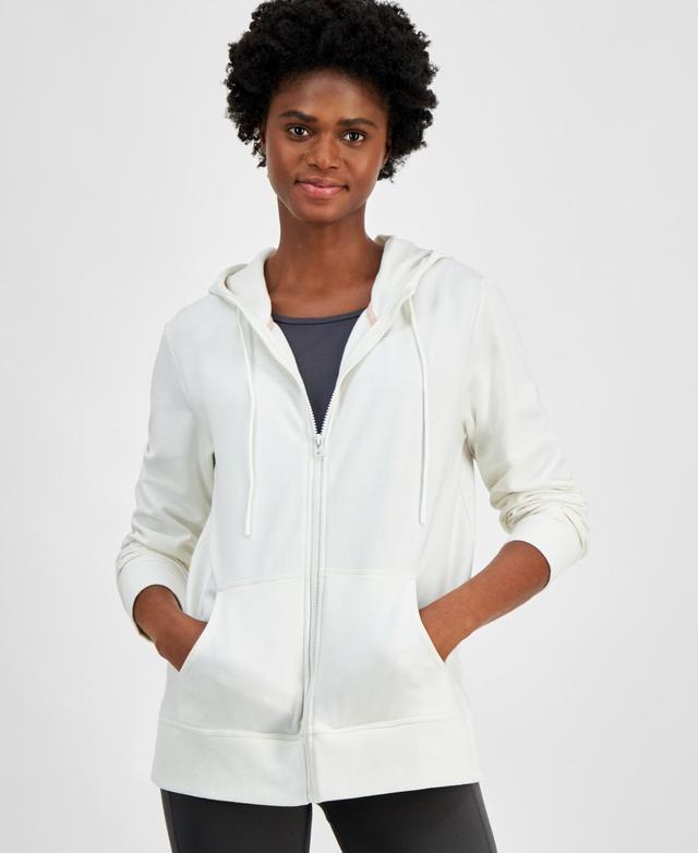 Id Ideology Womens Relaxed Zip-Front Long-Sleeve Fleece Hoodie, Created for Macys Product Image