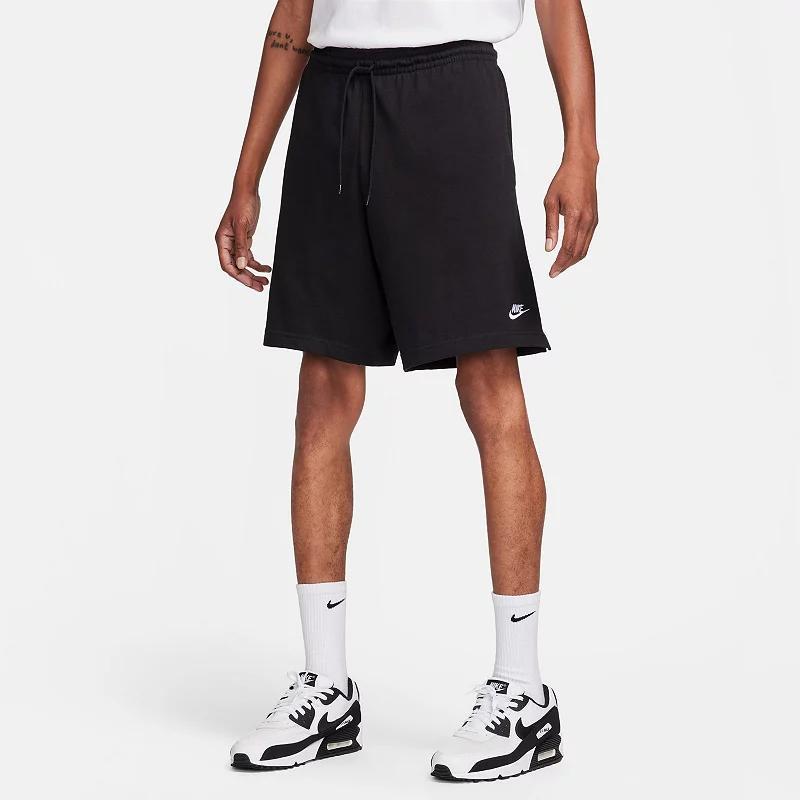 Mens Nike Club Knit Shorts Grey Product Image