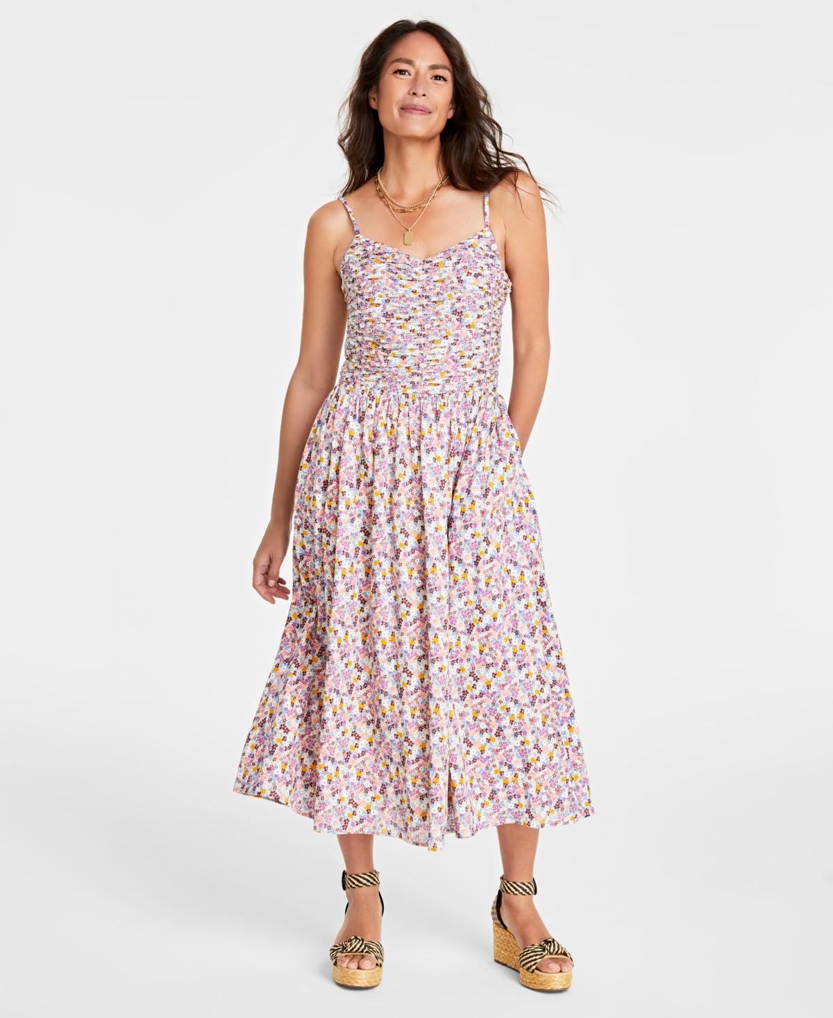 On 34th Womens Soft Corset Midi Dress, Created for Macys Product Image