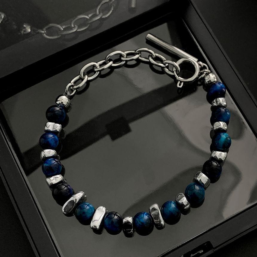 Stainless Steel Beaded Bracelet Product Image